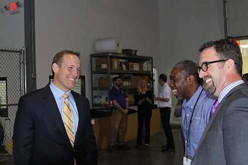 Congressman Ted Budd Visits Leonardo