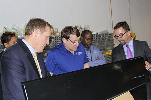 Congressman Ted Budd Visits Leonardo